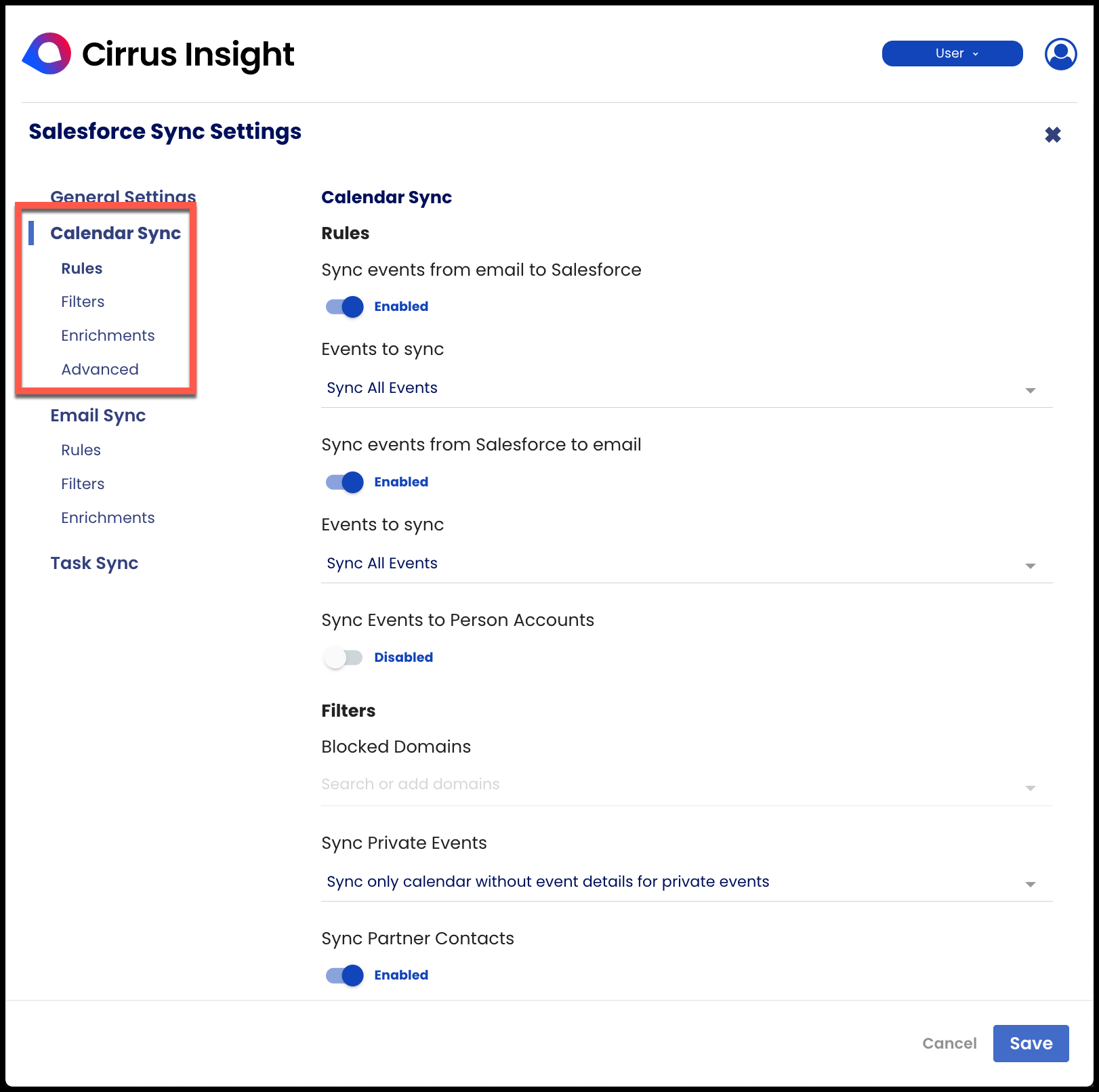 How do I set up and use Calendar Sync?